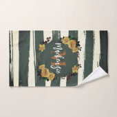 Vintage cadre floral (Serviette à main)