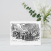 Vintage Cafe Boulevard Montmartre Briefkaart (Staand voorkant)