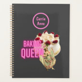 Vintage Cake Baking Queen Planner (Voorkant)
