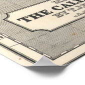 Vintage California 1845 Map Poster (Coin)