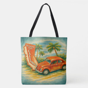 Vintage California-sfeer Draagtas
