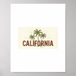 Vintage California Sweatshirt | Retro Palm Tree St Poster