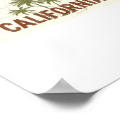 Vintage California sweatshirt | Retro palmboomstij Poster (Hoek)