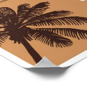 Vintage Camel Pyramid Egypte Affiche de voyage (Coin)