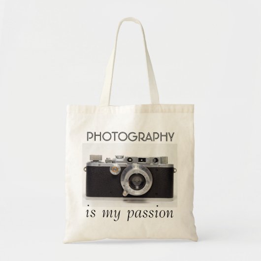 VINTAGE CAMERA 11 German Rangefinder Tote Bag (Devant)