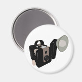 Vintage Camera Magneet (Voorkant / Achterkant)