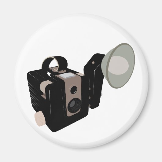 Vintage Camera Magneet (Voorkant)