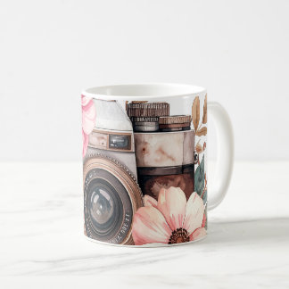 Vintage Camera Mug - Photography Lover Retro Gift Koffiemok