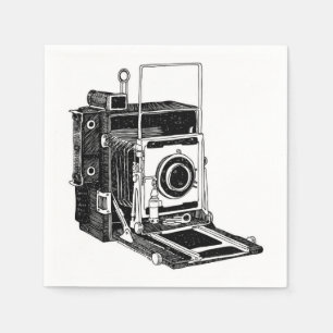 Vintage Camera Servetten