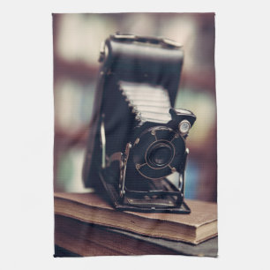 Vintage Camera Theedoek