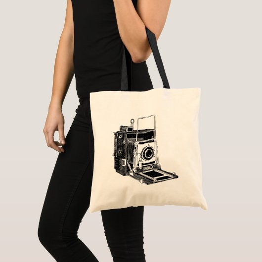 Vintage Camera Tote Bag (Voorkant (product))