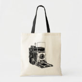 Vintage Camera Tote Bag (Voorkant)