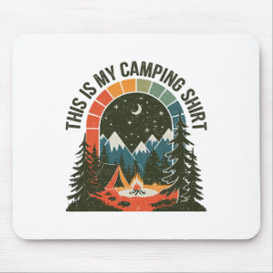 Vintage Camper Dit Is Mijn Camping Wandelkleren W Muismat