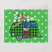 Vintage Camper Holiday Briefkaart (Voorkant)