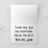 Vintage Camper Trailer Vaderdag kaart (Binnen)