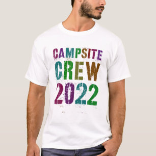 Vintage CAMPSITE CREW 2022 Summer Staff Counselor T-shirt