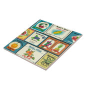 Vintage canned goods-Fruit labels Tegeltje (Zijkant)