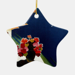 Vintage Capri Italy Travel Keramisch Ornament