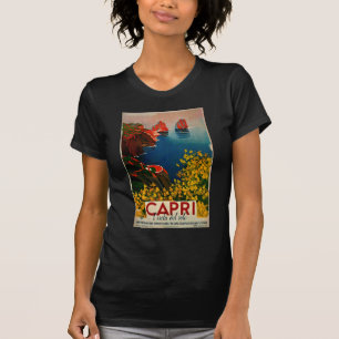 Vintage Capri L'Isola del Sole Italië T-shirt