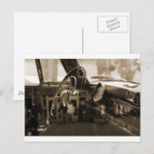 Vintage Car Briefkaart (Voorkant / Achterkant)