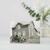 Vintage Car Briefkaart 1920 (Staand voorkant)