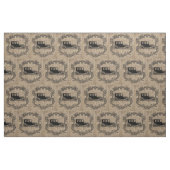 Vintage Car Burlap Stof (Fat Quarter)