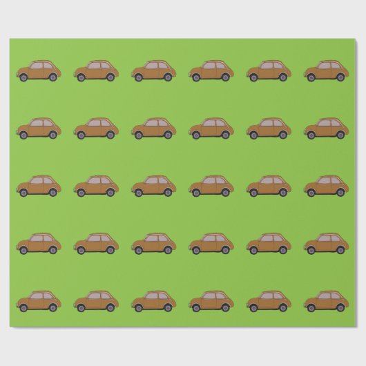 Vintage Car Cadeaupapier (Vlak)