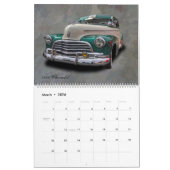 VINTAGE CAR CALENDAR KALENDER (Mar 2026)