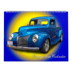 VINTAGE CAR CALENDAR KALENDER