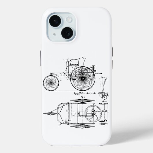 Vintage Car Case-Mate iPhone Case (Achterkant)