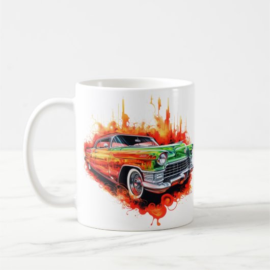 Vintage Car Coffee Mug (Gauche)