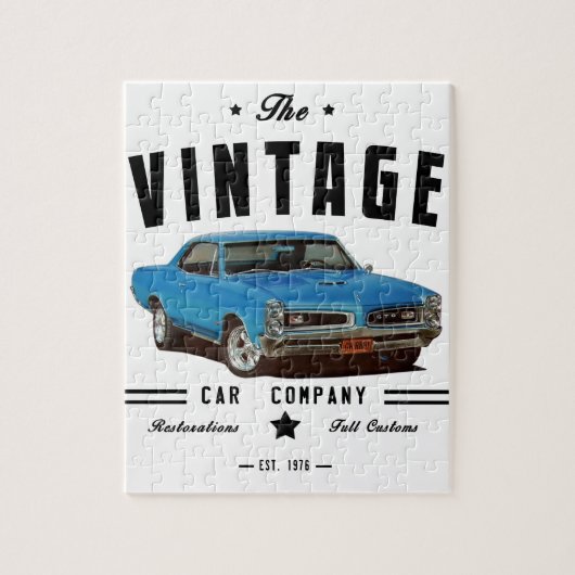 Vintage Car Company Legpuzzel (Verticaal)