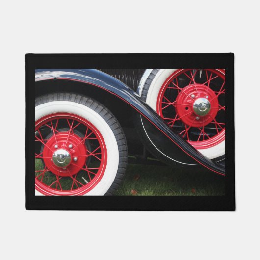 Vintage Car Doormat Deurmat (Voorkant)