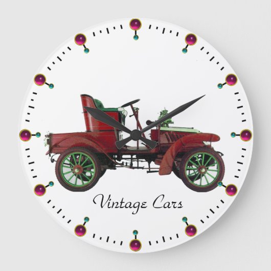 VINTAGE CAR GROTE KLOK (Voorkant)