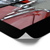 Vintage Car Hood Ornamenten Poster (Hoek)