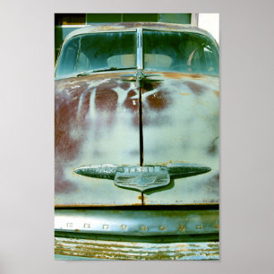 Vintage Car Lowell Arizona Foto Poster