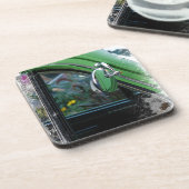 Vintage Car Mirror Onderzetter (Linkerzijde)