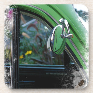 Vintage Car Mirror Onderzetter