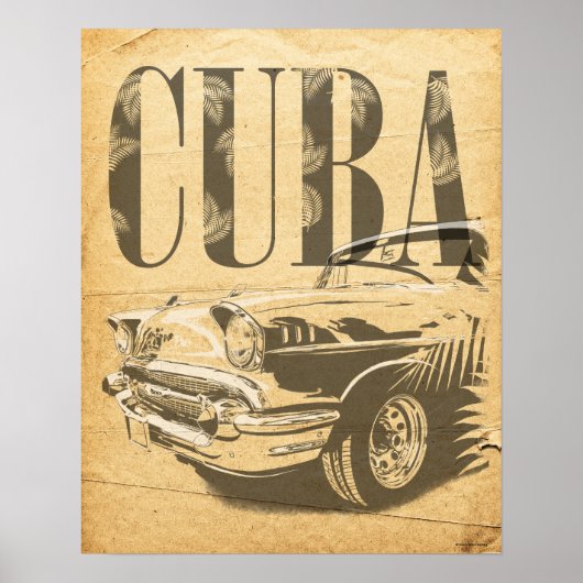 Vintage Car Poster (Voorkant)