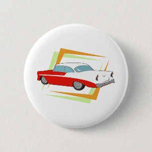 Vintage Car Ronde Button 5,7 Cm