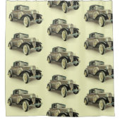 Vintage Car Shower Curtain Douchegordijn (Voorkant)
