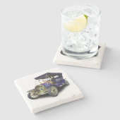 VINTAGE CAR STENEN ONDERZETTER (Zijkant)