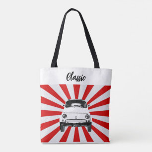 Vintage Car Sun Canvas tas