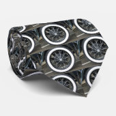 Vintage Car Tire Stropdas (Opgerold)