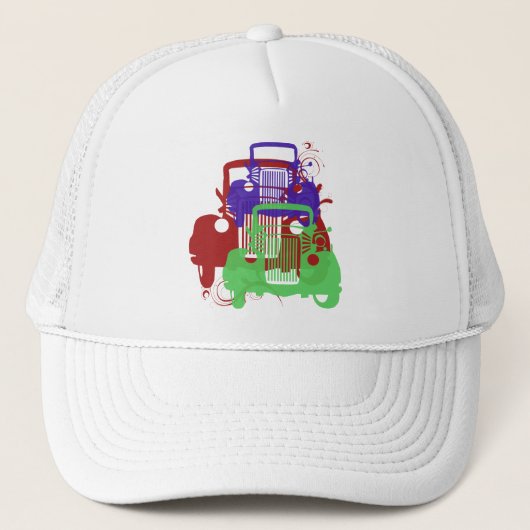 Vintage Car Trucker Pet (Voorkant)