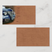Vintage Car Visitekaartje (Voorkant / Achterkant)