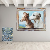 Vintage Carl Reichert Two Greyhounds
