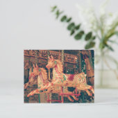 Vintage Carousel Briefkaart (Staand voorkant)