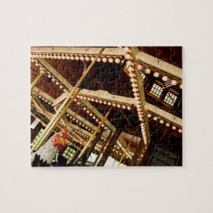 Vintage Carousel Rooster Legpuzzel