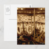 Vintage Carrousel Briefkaart (Voorkant / Achterkant)